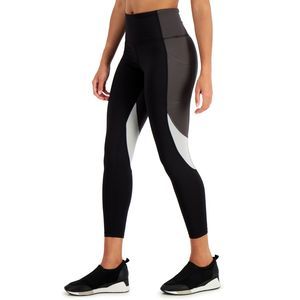 Ideology Womens Activewear Colorblock 7/8 Leggings Size Large